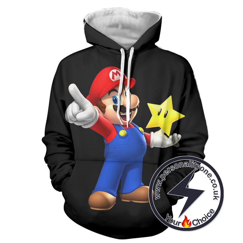 Super Mario - Super Mario Sweat Shirt - Super Mario Hoodies